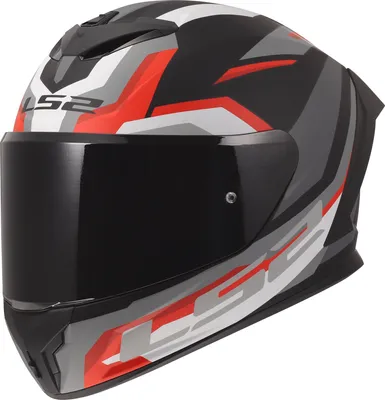 Produktbild von LS2 FF820 Rapid III Hyper Helm, schwarz/rot, S (55/56)