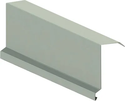 Zdjęcie produktu dla Szyna nawietrzna RS 250, 2 mm, obustronnie barwiona CLR, jasnoszara RAL 7005