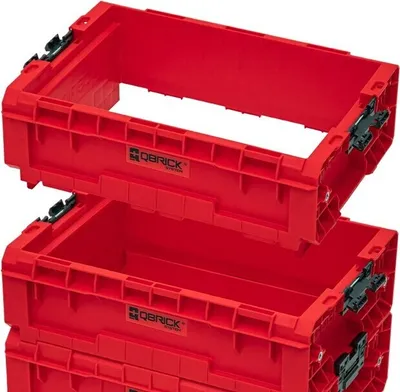 Image de Qbrick System PRO Box Extender 2.0 RED ULTRA HD Custom Coffret extension 450 x 310 x 151 mm 9 l empilable