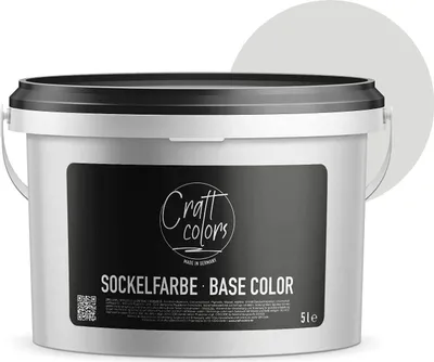 Produktbild von Sockelfarbe 5L Seidengrau | hochwertige Farbe für Beton, Mauerwerk, Kellerwand, Fassade & Dachflächen | Nassabriebklasse 1 |  Germany | UV-/Wetterfest