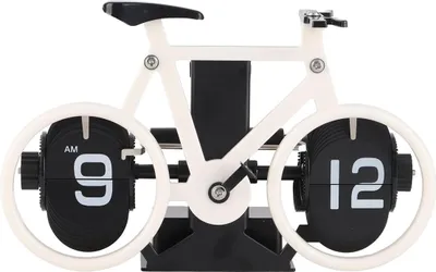 Produktbild von Kreative Tischuhr, Fahrrad-Klappuhr, personalisierte Klappuhr in Fahrradform für den Schreibtisch zu Hause, modische Dekoration, Geschenk-Tischuhr