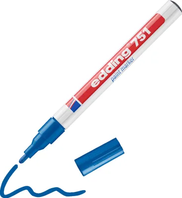 Produktbild von Edding e-751 Lackmarker blau 4-751003