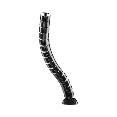 Obrázek produktu pro Spacetronik SPK-03B černé vedení kabelu 73cm Kabelový kanál Vedení kabelů na stole Flexibilní vedení kabelů pro pořádek na pracovišti i v dílně