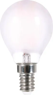 Produktbild von LightMe LED Filament Leuchtmittel Tropfen 4W = 40W E14 matt 470lm warmweiß 2700K