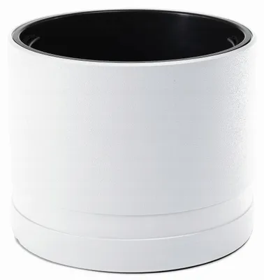 Obrázok produktu pre Mrazuvzdorný plastový kvetináč KOMA Valec 430mm - biely