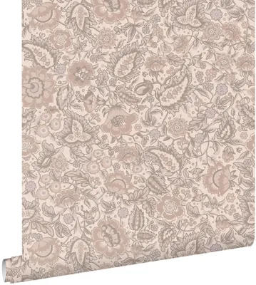 Productafbeelding van ESTAhome behang vintage bloemen roze en paars 50 x 900 cm