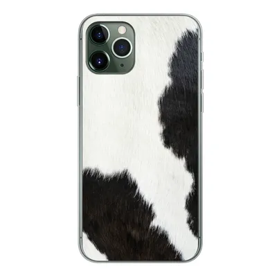 Produktbild von MuchoWow® Handyhülle Schutzhülle Hülle für iPhone 11 Pro Tiermuster - Kühe - Pelz Silikon Softcase Handy Hülle - Handy