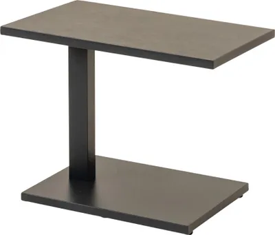 Image de Table d'appoint - Réglable - 60x40x46,5/64,5 cm - Aluminium - Pierre frittée