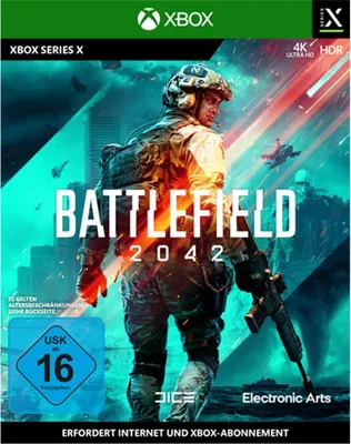 Obrázek produktu pro Electronic Arts Battlefield 2042, Xbox Series X, Režim multiplayer, Očekáváno hodnocení, Fyzické médium