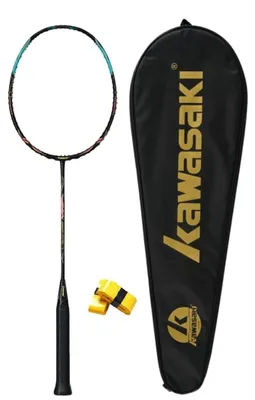 Immagine prodotto di Elzusha - Set completo per badminton, con racchetta e borsa per racchetta