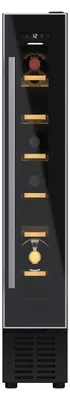 Produktbild von Hoover H-WINE 300 HWCB 15/1, Weinkühler mit Kompressor, Integriert, 7 Flasche(n), G, Schwarz, Schwarz