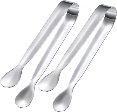 Productafbeelding van Ijstangen - Set van 2 - Roestvrij staal - Kleine ijstangen - 11 cm