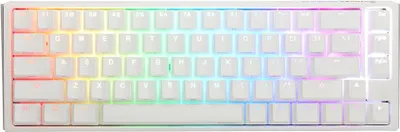 Image de Ducky One 3 Classic Pure White SF - filaire - USB - Commutateur mécanique - LED RGB - blanc