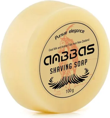 Produktbild von ANBBAS Rasierschäume Rasierseife Ziegenmilch 100 g 100 aus Neuseeland für Bart Barber Traditionelle Nassrasur