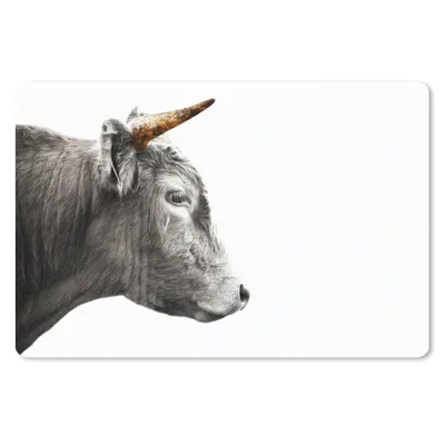 Produktbild von MuchoWow® Mauspad Mousepad Schottischer Highlander - Tiere - Horn - Gold 27x18 cm - Mousepads - Maus Mat - Pad - Mausunterlage - Büroartikel - Desk Matten