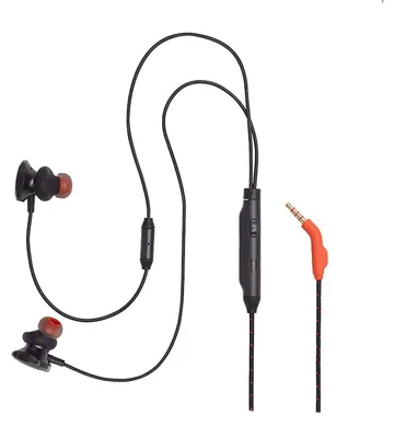 Produktbild von JBL Quantum 50 In-Ear-Gaming-Kopfhörer in Schwarz – Für PC und Konsole – Headset mit Mikrofon und Stummschaltfunktion – Kompatibel mit allen Plattformen