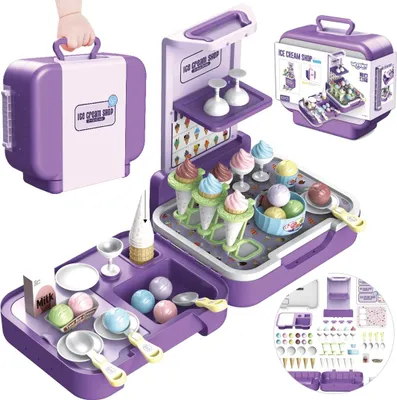 Immagine prodotto di WOOPIE Valigia gelato 3in1 Cucina gelateria portatile 62 el.