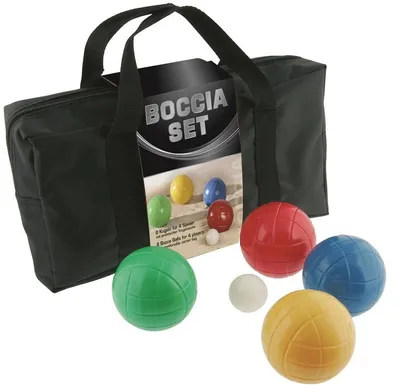 Zdjęcie produktu dla Sunflex Boccia z torbą | Kule do gry w bule Petanque Gra w bule Zabawna gra Rzucanie na świeżym powietrzu