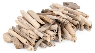 Produktbild von Treibholz natur 250-350g 3-7cm Schwemmholz Driftwood Bastelholz maritime Deko