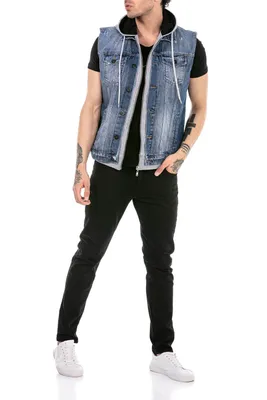Produktbild von Red Bridge Herren Weste Denim Blau S