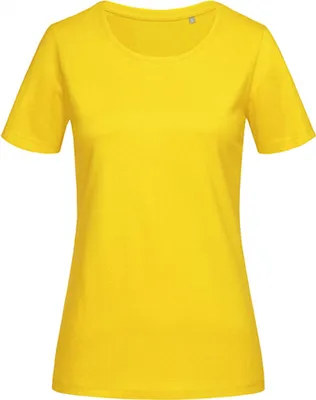 Obrázek produktu pro Stedman ST7600 | Dámské tričko Lux s kulatým výstřihem z česané bavlny - barva: Sunflower Yellow - velikost: L