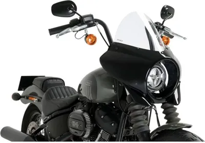 Produktbild von Windschild Puig Mirage mit ABE für Harley Davidson Softail Street BOB Fxbb Bj. 2018 - 2026