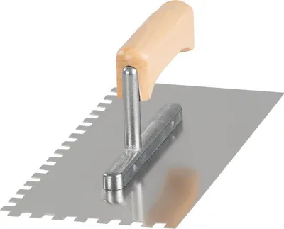 Immagine prodotto di Spatola Strend Pro Premium, HardWood, manico in legno, 270x130 mm, e8 mm, 0,7 mm, inox