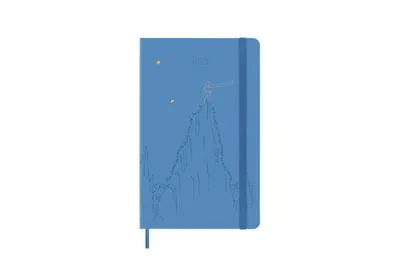 Imagen del producto de Cuaderno de notas Moleskine, 12 meses, formato A5, encuadernación en tapa dura, edición Prinz 2023