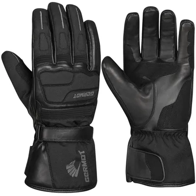 Produktbild von Germot Herren Motorradhandschuhe Barrow, Schwarz , M