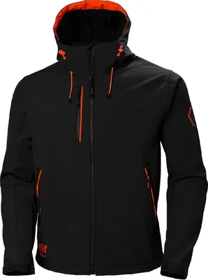 Produktbild von Helly Hansen Softshelljacke CHELSEA EVO HOODED SOFTSHELL 74140, Farbe:black, Größe:M