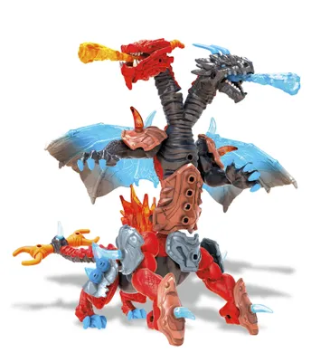 Produktbild von Mega Construx Breakout Beasts, 2-in-1 Fusion Beast (80 Teile), Schleim-Spielzeug