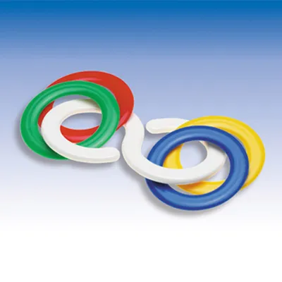 Immagine prodotto di Anelli da mordere a sonaglio in plastica 6x10cm in sacchetto 0m+