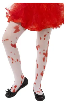 Produktbild von Kinder Strumpfhose Blutspritzer für Halloween Verkleidungen