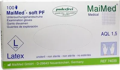Produktbild von Rukavice Maimed soft PF bottom nesterilní velikost L 100 ks