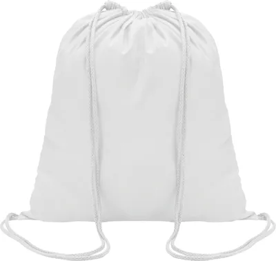 Produktbild von SOLs 04095 | Drawstring Backpack Genova Turnbeutel - Farbe: White - Größe: 37 x 41 cm