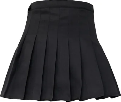 Produktbild von Frauen Mini Plissee Einfarbig High Waist Tennis Skater Kurzer Rock Geschenk Schwarz XS