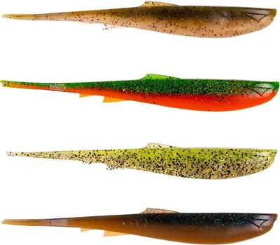 Produktbild von 4 Zeck Wilson Gummifische Hecht Shads 15,2 cm Mix