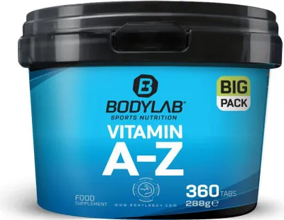 Produktbild von BODYLAB BIG PACK Vitamin A-Z - 360 Tabletten