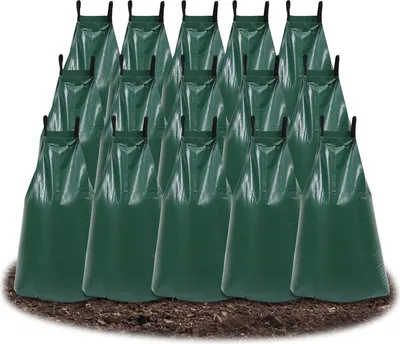 Produktbild von TolleTour Bewässerungssack treebag 15 Stück Bewässerungssack 75L Bewässerungsbeutel Wassersack für Bäume Grün