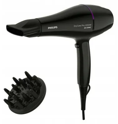 Produktbild von Philips Haartrockner 2200W Ionisierung 6 Geschwindigkeiten Konzentratordüse und