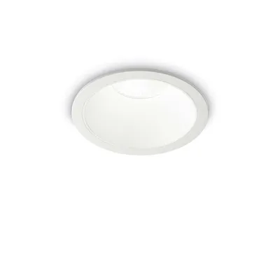 Produktbild von Ideal Lux LED-Einbaustrahler, rund, weiß, 192291, 11 W, 850 lm, 3000 K, Schutzart IP20