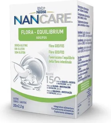 Produktbild von Nestle Baby&Me NanCare Flora-Equilibrium, Flüssigkeit, Fructooligosaccharide (FOS), Beutel, 2,2 g, Kind