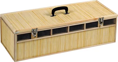 Produktbild von Natural Geflochtener Bambuskorb für Tauben, Maße: 30 x 51 x 41, 5 cm