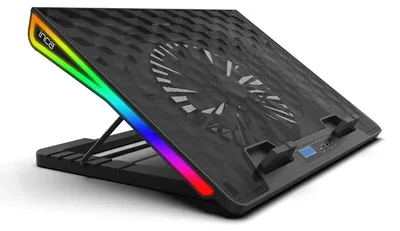 Produktbild von Inca INC-608GMS, Laptop-Ständer, Schwarz, 38,1 cm (15"), 43,2 cm (17")