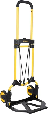 Produktbild von JUNG STANLEY FT580 Sackkarre Klappbar, Aluminium Transportkarre faltbar, bis 70kg, Ladefläche 39x28cm, Transportwagen platzsparend, verstaubar