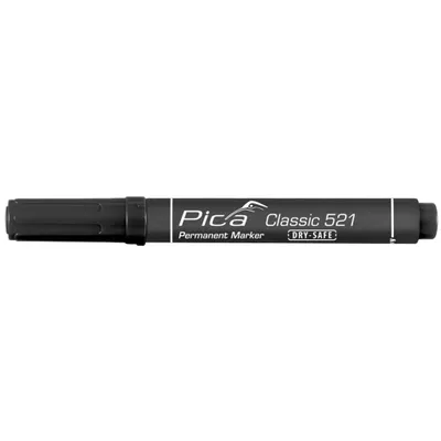 Produktbild von Pica Permanentmarker 2-6mm, Keil spitze, schwarz