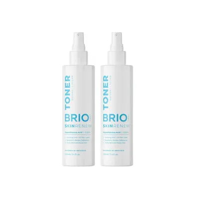 Produktbild von BRIOTECH 2x Skin Renew Toner Face Spray - reines Hypochlorous Acid Spray - beruhigendes HOCl Gesichtsspray für alle Hauttypen - 2er-Bundle, 200 ml