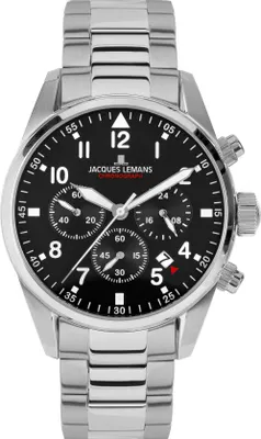 Image de Jacques Lemans Barcelona 42-2C Herrenchronograph
