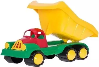 Immagine prodotto di Camion ribaltabile colorato con rimorchio per il trasporto, grande, 45 cm