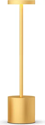 Produktbild von LED Nachtlichter Akku Tischlampe Kabellos, 1800 mAh Batterie mit 3 Beleuchtungsmodi Dimmbar Tischlampe , LED Tischleuchte Nachttischlampe Gold